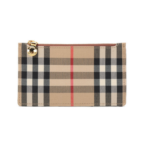 BURBERRY/博柏利  女款织物/配皮零钱包卡包 80356241