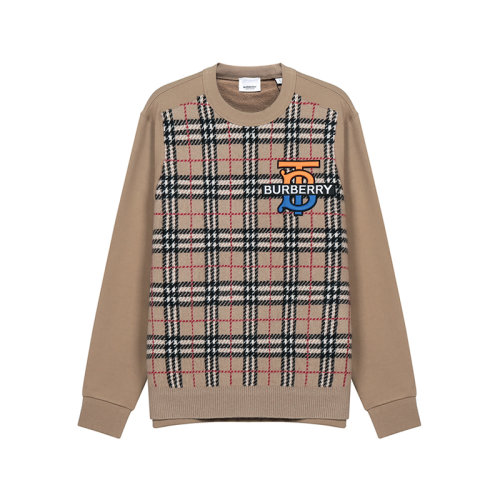 BURBERRY/博柏利 男卫衣 男款棉/山羊绒圆领长袖卫衣运动衫 803611