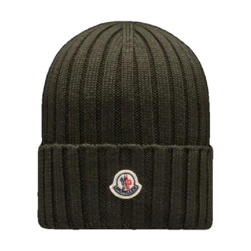  MONCLER蒙可蒙克莱 22年秋冬 女士 帽子 Ribbed Knit Wool Beanie H20933B00037A9327888