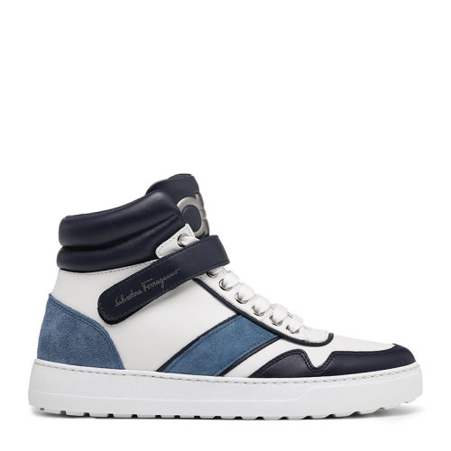 Salvatore Ferragamo/菲拉格慕21新品牛皮革麂皮革男士短靴低帮鞋休闲运动鞋NOE074