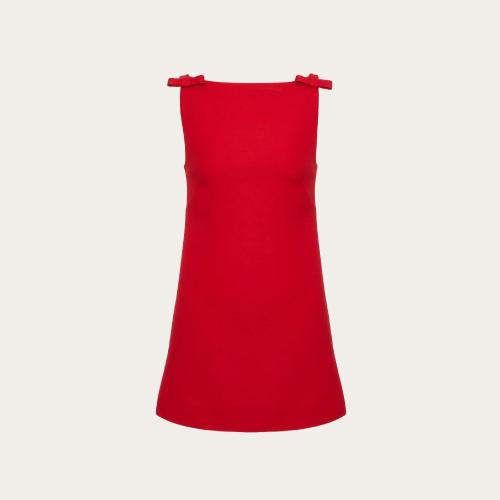  VALENTINO华伦天奴 22年秋冬 女士 连衣裙 ROBE EN CREPE COUTURE 1B3VA0551CF157