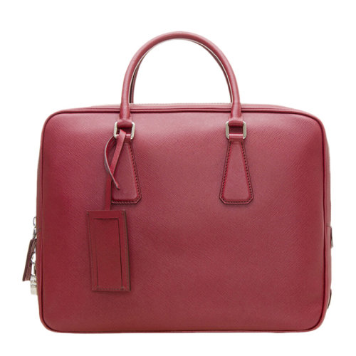 PRADA/普拉达  男士红色牛皮公文包手提包男包 VS0305-9Z2-F0041
