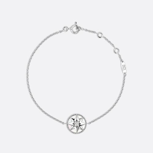  DIOR迪奥 22年秋冬 女士 手镯 Rose des Vents 手链 JRDV95022_0000 预定商品1-3周发货