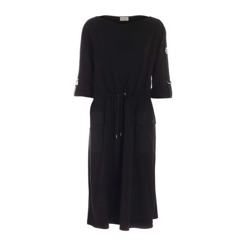  Moncler/蒙克莱 女士黑色时尚休闲连衣裙裙子 8I72900-829HP-999 PLFSX