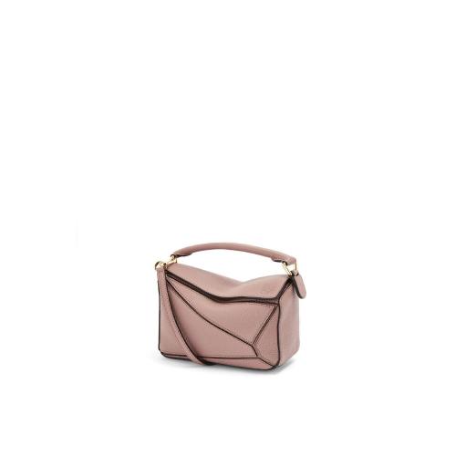  LOEWE罗意威 22年秋冬 女士 手拿包 Mini Puzzle bag in soft grained calfskin A510U95X37-90