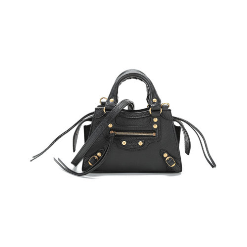 Balenciaga/巴黎世家  女士牛皮Neo Classic手提单肩斜挎包机车包 638527 15Y41