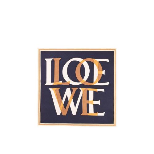  LOEWE罗意威 22年秋冬 女士 围巾 LOEWE love scarf in wool and cashmere F606257X60-5110