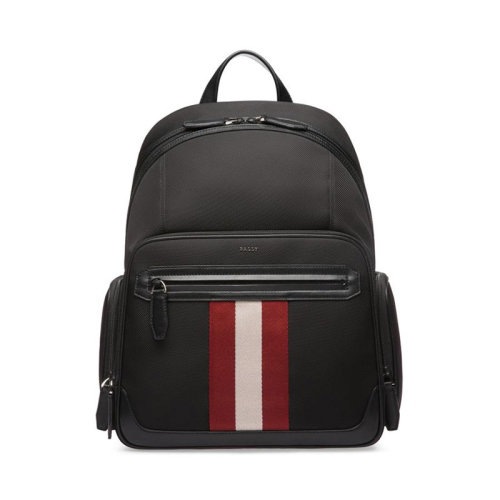 BALLY/巴利 男士 男包 黑色尼龙时尚背包双肩包 6220455