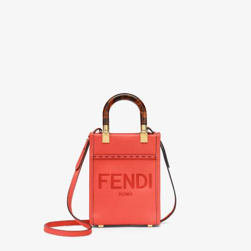  FENDI芬迪 22年秋冬 女士 单肩包 Mini Sunshine Shopper 8BS051ABVLF0H6C
