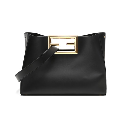 FENDI/芬迪 女士牛皮WAY双F手柄手提单肩包中号 8BH391 AAIW