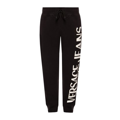  VERSACE JEANS COUTURE 男士黑色棉质休闲运动裤 A2GVA1F3 13956 899 PLFSX