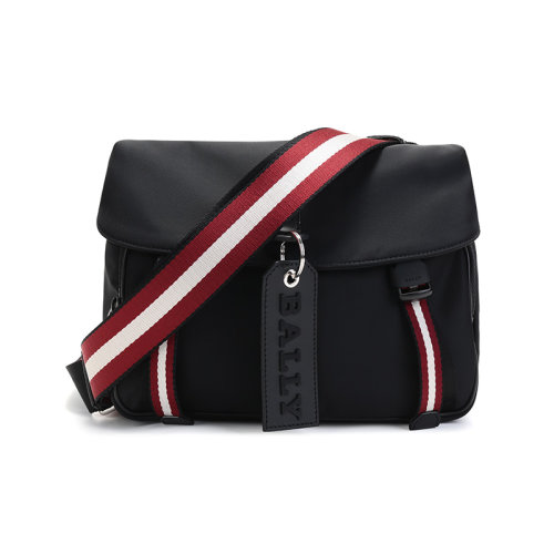 BALLY/巴利 男士织物单肩斜挎包 CATCH SM T