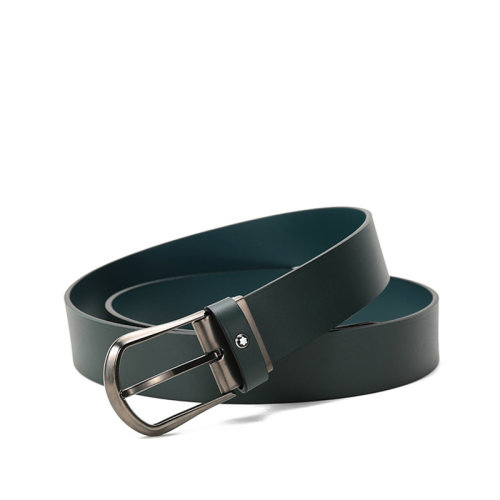 MontBlanc/万宝龙 男士牛皮针扣式双面皮带腰带 118452
