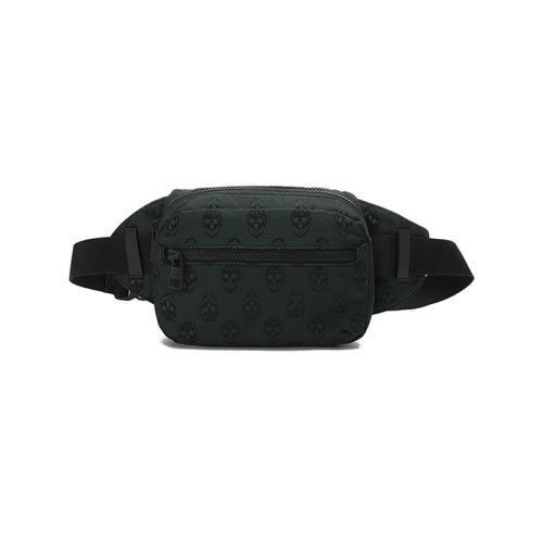 Alexander McQueen/亚历山大麦昆 【22春夏新款】 男士织物胸包单肩斜挎包腰包 625512 1AAFG