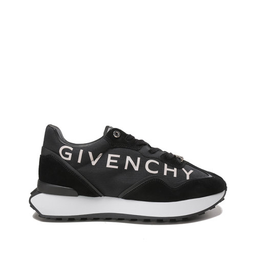 Givenchy/纪梵希 【22秋冬新款】 男士GIV Runner系列织物/绒面革复古设计厚底系带休闲运动鞋 BH006ZH1AL