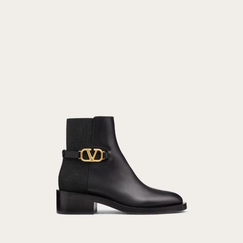  VALENTINO华伦天奴 22年秋冬 女士 短靴 BOTTINES VLOGO SIGNATURE EN VEAU. TALON : 30?MM 1