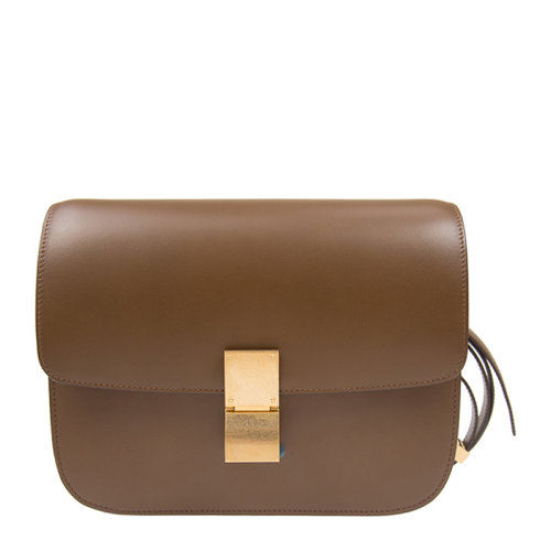 CELINE/赛琳 Classic Box系列  俞飞鸿同款   女士小羊皮经典简约单肩斜挎包盒子包