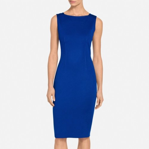 St.John/盛蔷米兰针织圆领无袖女士连衣裙K1100H1