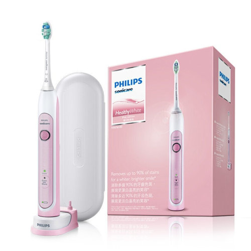 Philips/飞利浦电动牙刷成人声波震动(自带刷头*1+牙刷盒)2种模式HX6761/03