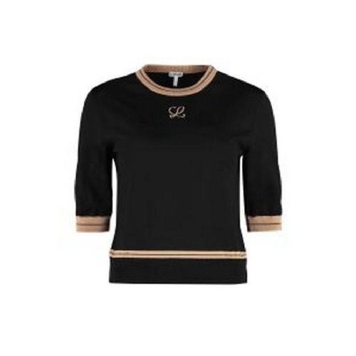  LOEWE/罗意威 女士黑色羊毛针织衫/毛衫 S359Y14K17 1113 PLFSX