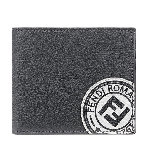 FENDI/芬迪男士灰色小牛皮钱包7M0169-A4NR-F0X2Q-146#181126LMP