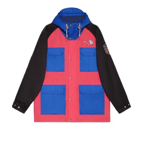  GUCCI古驰 22年秋冬 男士 The North Face x Gucci联名系列棉质大衣 671466 ZAH9H 4558