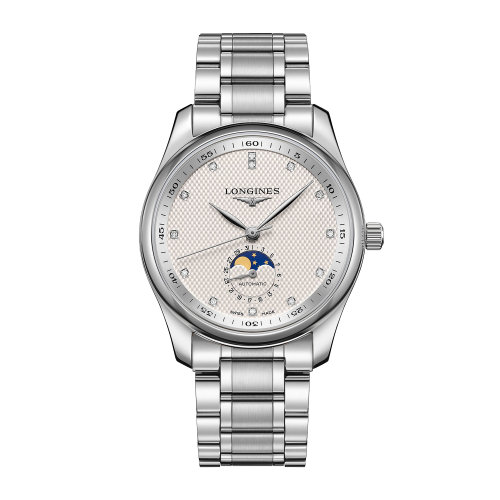 LONGINES/浪琴 名匠系列 钻石时标 自动机械 男士腕表 L2.909.4.77.6