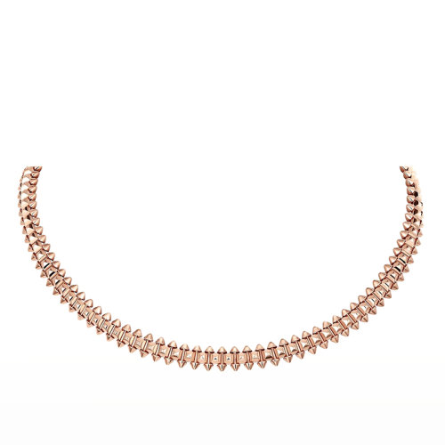CARTIER/卡地亚 CLASH DE CARTIER系列 中号18k金玫瑰金子弹头项链N7424407