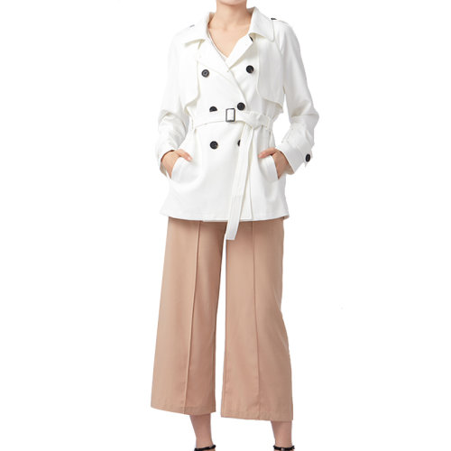 GeleiStory/GeleiStory 春季新款小个子休闲百搭通勤气质中长款插肩袖显瘦风衣 女装>女士外套>女士风衣