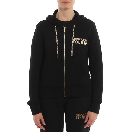  VERSACE JEANS COUTURE 女士黑色棉质夹克外套 B6HVA766 13956 899 PLFSX