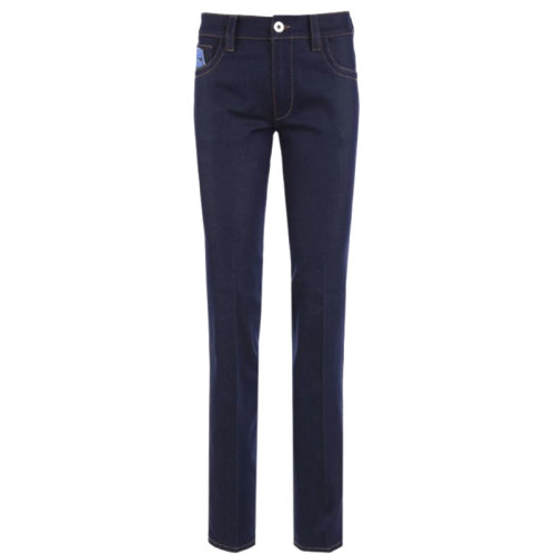 PRADA/普拉达  女裤 女士 深蓝色棉质时尚牛仔裤 GFP413-1TIL-F0008