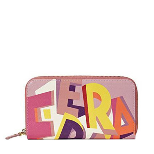 Salvatore Ferragamo/菲拉格慕 女士 女包 混色皮革时尚卡包钱包 0631821 22C451