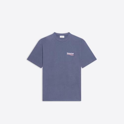  BALENCIAGA巴黎世家 22年春夏 女士 短袖T恤 Political Campaign T恤 Large Fit 641655TKVJ113 预定商品1-3周发货