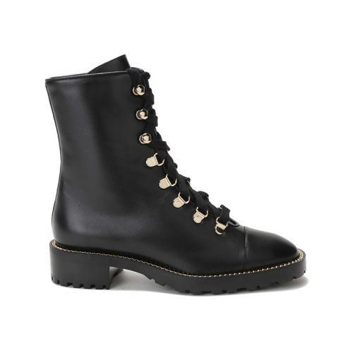 Stuart Weitzman/斯图尔特韦茨曼 女士牛皮革系带靴子短靴马丁靴 KOLBIE
