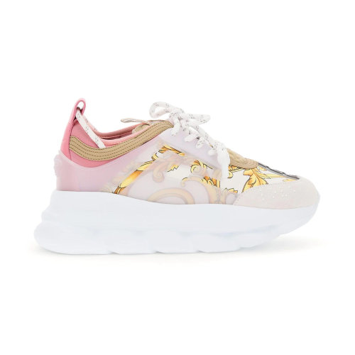 VERSACE/范思哲 女士拼色徽标装饰休闲鞋运动鞋 DSR705G-DICTG-DB5OS