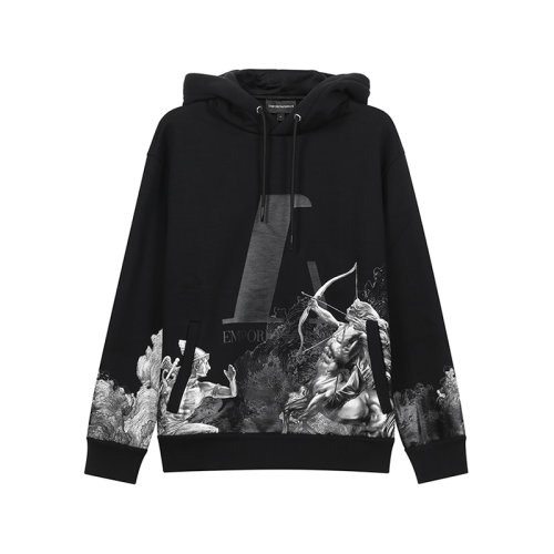 Emporio Armani/安普里奥阿玛尼 男卫衣男士棉质加绒款卫衣运动衫 6K1M8P 1JM3Z