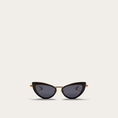  VALENTINO华伦天奴 22年秋冬 女士 太阳眼镜 VIII - LUNETTES OEIL-DE-CHAT EN TITANE ET ACé