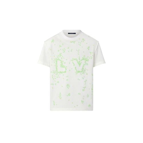  LV路易威登 22年秋冬 男士 短袖T恤 LV SPREAD 刺绣 T 恤 1AA80B 1AA806 1AA80A 1AA808 1AA809