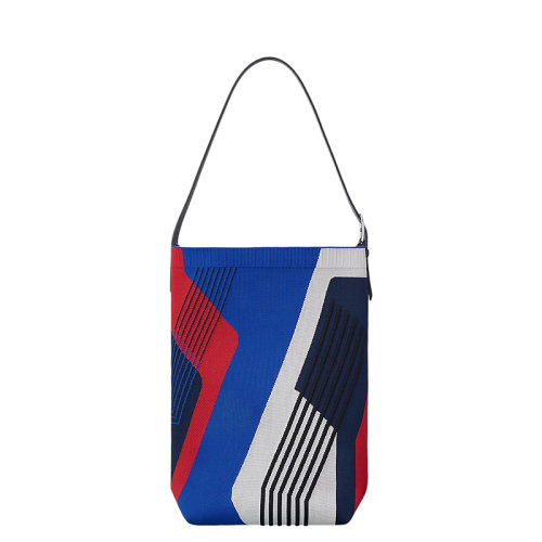 HERMES/爱马仕 经典étrivière系列 男士拼色技术面料配皮单肩手提包H078348CKAD