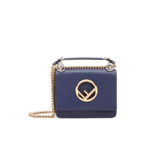  FENDI/芬迪 女士蓝色小牛皮单肩包 8BT286 A3QX F02SI