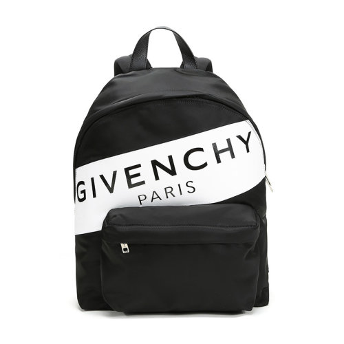 Givenchy/纪梵希  男士黑色织物双肩包 BK500JK0FG-004