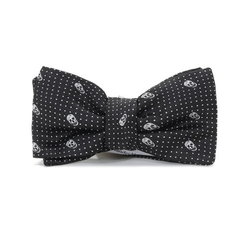 Alexander McQueen/亚历山大麦昆  男士桑蚕丝领结 257306 4Q053