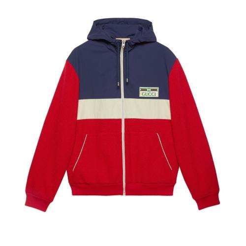  GUCCI古驰 22年秋冬 男士 羊毛针织兜帽拉链卫衣 673279 XJDUX 6051