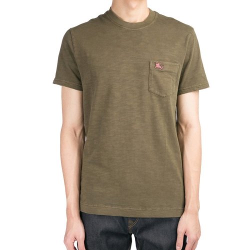 Burberry/博柏利 男士棉质骑士刺绣休闲短袖T恤