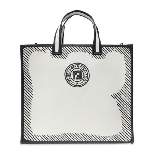  FENDI/芬迪 女士白色时尚休闲手提包 8BH357-ADBM-F1C7A PLSX