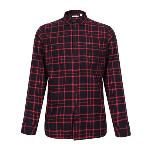 BURBERRY 博柏利 巴宝莉 女士 服装  翻领红色格纹长袖衬衫