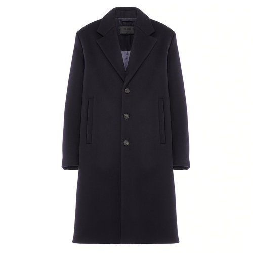 PRADA/普拉达 秋冬 男士蓝色羊毛大衣SGB840_1ZDS_F0008_S_212