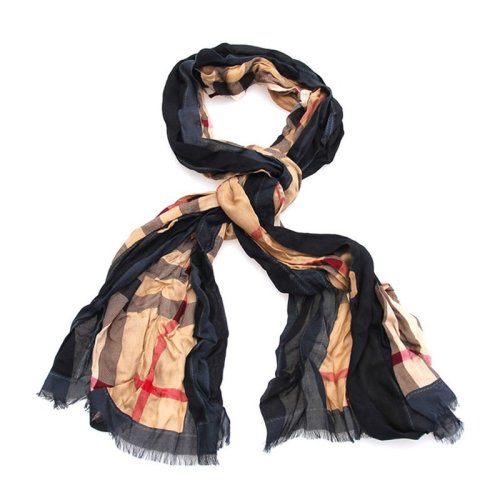 BURBERRY/博柏利 男女通用 中性拼色混合材质格纹样式围巾围脖 3928240