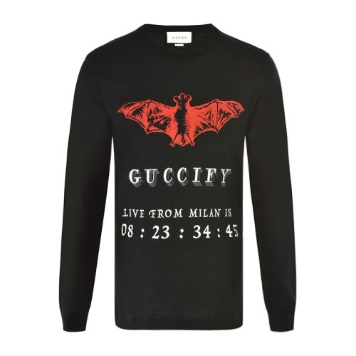  GUCCI/古驰 男士黑色棉质卫衣 476330 X3N25 1082 PLFSX