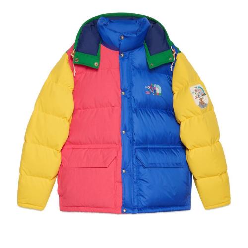  GUCCI古驰 22年秋冬 男士 The North Face x Gucci联名系列羽绒夹克 670653 XAAEQ 3569